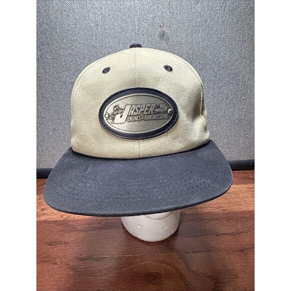 VINTAGE - MADE IN THE USA - JASPER ENGINES & TRANSMISSIONS SNAPBACK HAT CAP - Picture 1 of 5